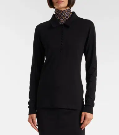 Dries Van Noten Cotton jersey polo shirt | Thumbnail 6 Dries Van Noten Cotton jersey polo shirt | Thumbnail 6