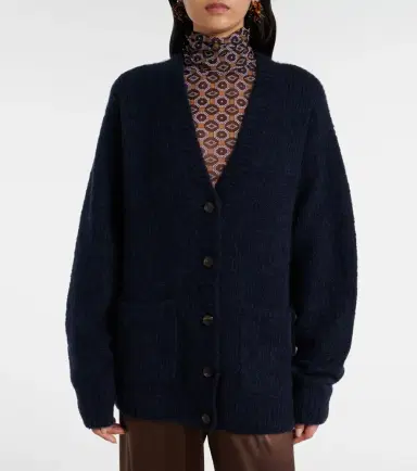 Dries Van Noten Alpaca and wool-blend cardigan | Thumbnail 5 Dries Van Noten Alpaca and wool-blend cardigan | Thumbnail 5