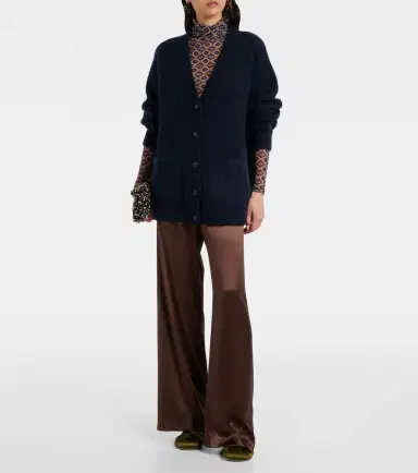 Dries Van Noten Alpaca and wool-blend cardigan | Thumbnail 6 Dries Van Noten Alpaca and wool-blend cardigan | Thumbnail 6