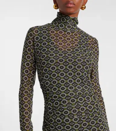 Dries Van Noten Printed midi dress | Thumbnail 2 Dries Van Noten Printed midi dress | Thumbnail 2