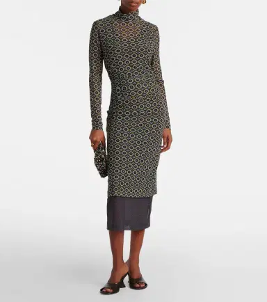 Dries Van Noten Printed midi dress | Thumbnail 5 Dries Van Noten Printed midi dress | Thumbnail 5