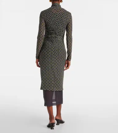 Dries Van Noten Printed midi dress | Thumbnail 6 Dries Van Noten Printed midi dress | Thumbnail 6