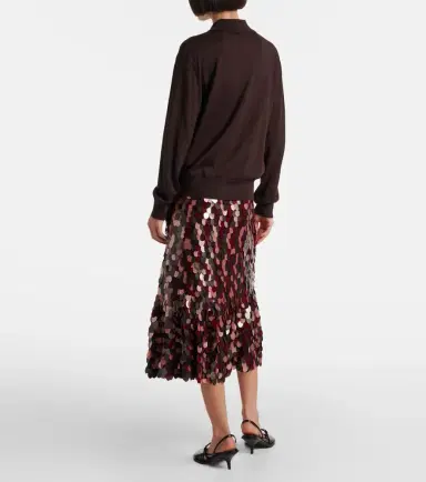 Dries Van Noten Wool polo shirt | Thumbnail 4 Dries Van Noten Wool polo shirt | Thumbnail 4