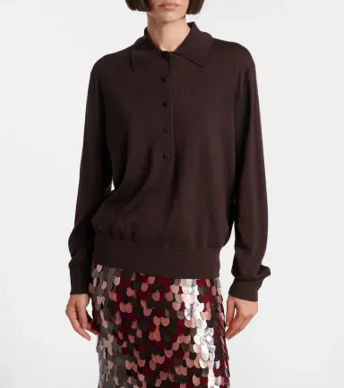 Dries Van Noten Wool polo shirt | Thumbnail 5 Dries Van Noten Wool polo shirt | Thumbnail 5
