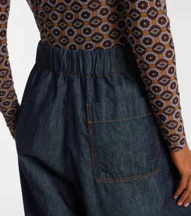 Dries Van Noten Pleated high-rise wide-leg jeans | Thumbnail 2 Dries Van Noten Pleated high-rise wide-leg jeans | Thumbnail 2