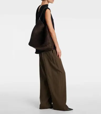 Toteme Belted Large suede tote bag | Thumbnail 5 Toteme Belted Large suede tote bag | Thumbnail 5