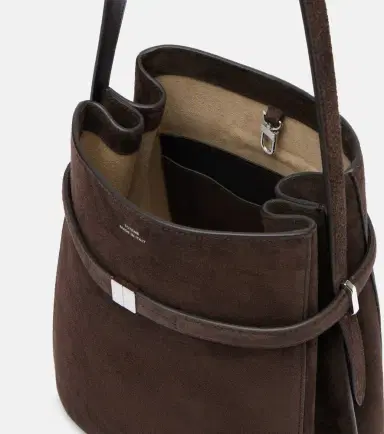 Toteme Belted suede bucket bag | Thumbnail 3 Toteme Belted suede bucket bag | Thumbnail 3