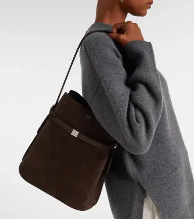 Toteme Belted suede bucket bag | Thumbnail 6 Toteme Belted suede bucket bag | Thumbnail 6