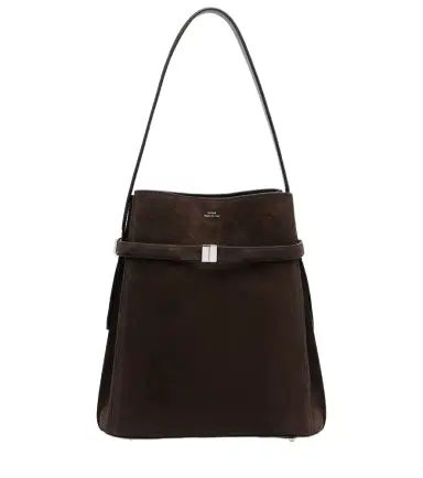 Toteme Belted suede bucket bag | Thumbnail 1 Toteme Belted suede bucket bag | Thumbnail 1