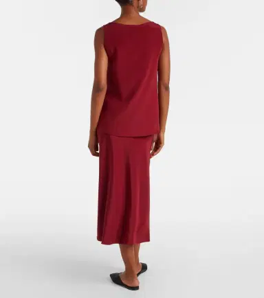 Max Mara Pecora silk-blend top | Thumbnail 2 Max Mara Pecora silk-blend top | Thumbnail 2