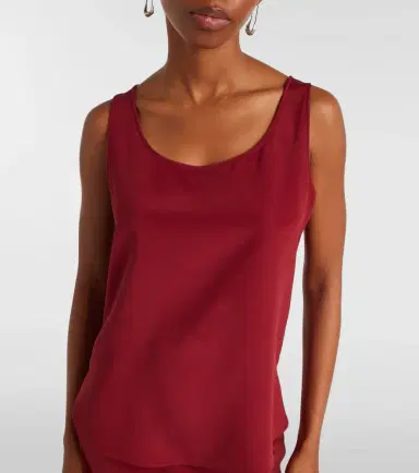 Max Mara Pecora silk-blend top | Thumbnail 3 Max Mara Pecora silk-blend top | Thumbnail 3