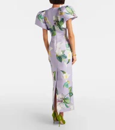 Leo Lin Lucinda floral puff-sleeve maxi dress | Thumbnail 3 Leo Lin Lucinda floral puff-sleeve maxi dress | Thumbnail 3