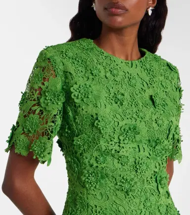 Leo Lin Caroline lace midi dress | Thumbnail 3 Leo Lin Caroline lace midi dress | Thumbnail 3