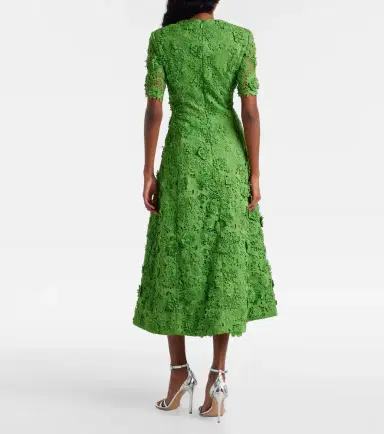 Leo Lin Caroline lace midi dress | Thumbnail 4 Leo Lin Caroline lace midi dress | Thumbnail 4
