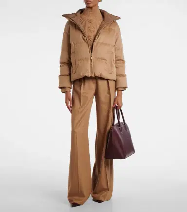 Max Mara Diego reversible camel hair down jacket | Thumbnail 6 Max Mara Diego reversible camel hair down jacket | Thumbnail 6