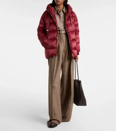 Max Mara Felice hooded taffeta down jacket | Thumbnail 3 Max Mara Felice hooded taffeta down jacket | Thumbnail 3