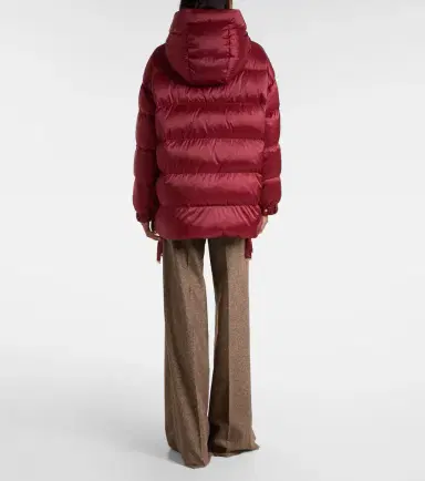 Max Mara Felice hooded taffeta down jacket | Thumbnail 4 Max Mara Felice hooded taffeta down jacket | Thumbnail 4
