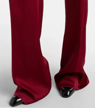 Max Mara Scalata velvet-trimmed satin jumpsuit | Thumbnail 5 Max Mara Scalata velvet-trimmed satin jumpsuit | Thumbnail 5