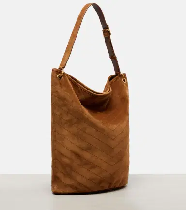 Saint Laurent Niki Cassandre suede bucket bag | Thumbnail 2 Saint Laurent Niki Cassandre suede bucket bag | Thumbnail 2