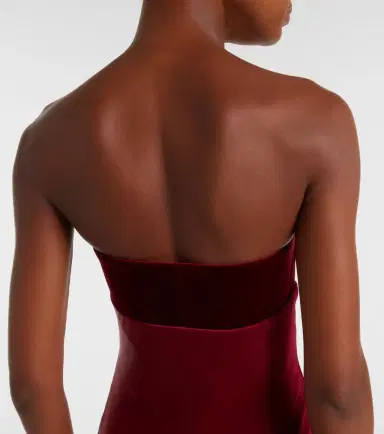 Max Mara Baia cotton satin maxi dress | Thumbnail 4 Max Mara Baia cotton satin maxi dress | Thumbnail 4
