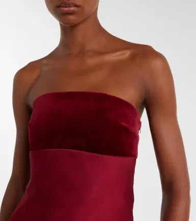 Max Mara Baia cotton satin maxi dress | Thumbnail 5 Max Mara Baia cotton satin maxi dress | Thumbnail 5