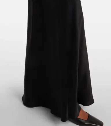 Max Mara Baia velvet-trimmed satin bustier gown | Thumbnail 2 Max Mara Baia velvet-trimmed satin bustier gown | Thumbnail 2