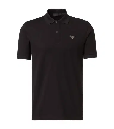 Prada Logo cotton polo shirt | Thumbnail 1 Prada Logo cotton polo shirt | Thumbnail 1