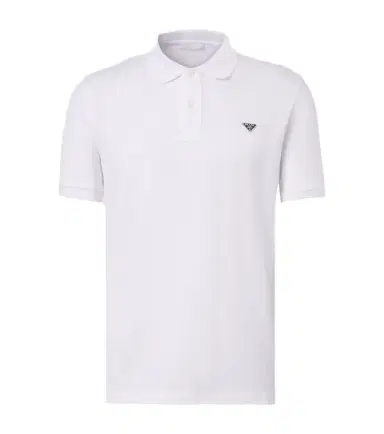 Prada Logo cotton polo shirt | Thumbnail 1 Prada Logo cotton polo shirt | Thumbnail 1