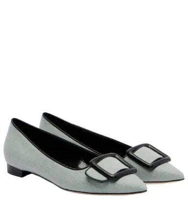 Manolo Blahnik Maysale buckled ballet flats | Thumbnail 1 Manolo Blahnik Maysale buckled ballet flats | Thumbnail 1