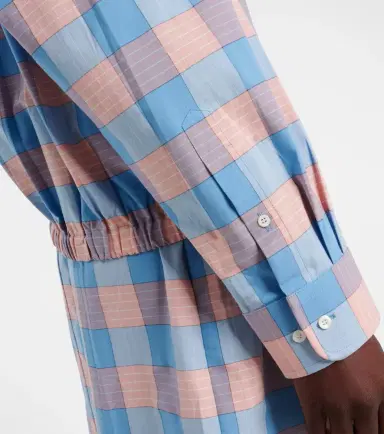 Prada Checked cotton poplin shirt | Thumbnail 3 Prada Checked cotton poplin shirt | Thumbnail 3