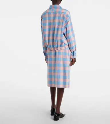 Prada Checked cotton poplin shirt | Thumbnail 4 Prada Checked cotton poplin shirt | Thumbnail 4