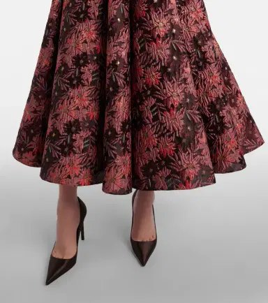 Markarian Rousseau floral brocade midi dress | Thumbnail 3 Markarian Rousseau floral brocade midi dress | Thumbnail 3