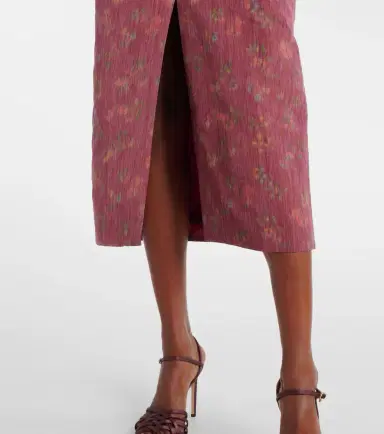 Markarian Adelaine floral puff sleeves gown | Thumbnail 2 Markarian Adelaine floral puff sleeves gown | Thumbnail 2