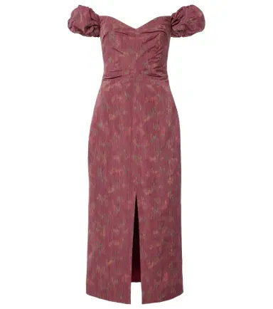 Markarian Adelaine floral puff sleeves gown | Thumbnail 1 Markarian Adelaine floral puff sleeves gown | Thumbnail 1