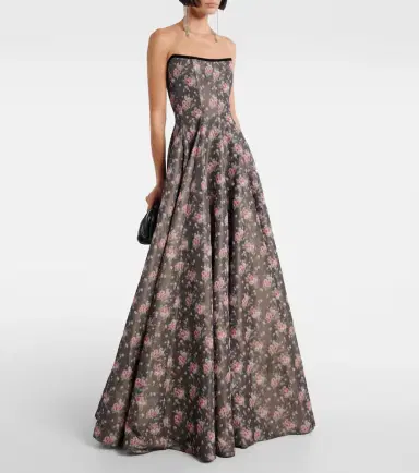Markarian Laila floral taffeta corset gown | Thumbnail 2 Markarian Laila floral taffeta corset gown | Thumbnail 2