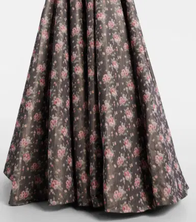 Markarian Laila floral taffeta corset gown | Thumbnail 3 Markarian Laila floral taffeta corset gown | Thumbnail 3