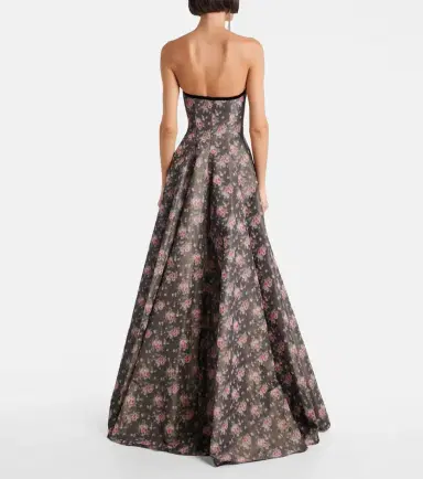 Markarian Laila floral taffeta corset gown | Thumbnail 5 Markarian Laila floral taffeta corset gown | Thumbnail 5
