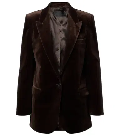 Nili Lotan Diane velvet blazer | Thumbnail 1 Nili Lotan Diane velvet blazer | Thumbnail 1