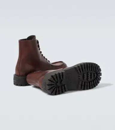 Prada Leather lace-up boots | Thumbnail 5 Prada Leather lace-up boots | Thumbnail 5