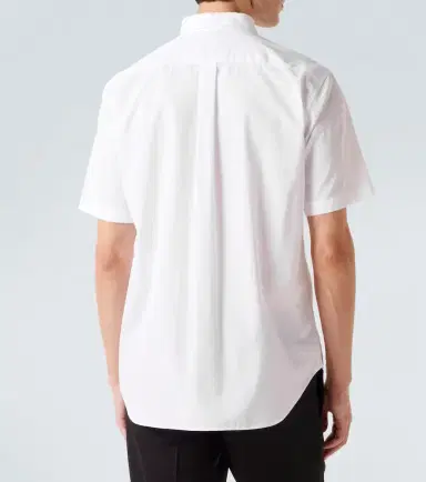 Prada Logo cotton poplin bowling shirt | Thumbnail 5 Prada Logo cotton poplin bowling shirt | Thumbnail 5