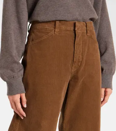 Nili Lotan Tribeca cotton-blend corduroy barrel-leg pants | Thumbnail 5 Nili Lotan Tribeca cotton-blend corduroy barrel-leg pants | Thumbnail 5