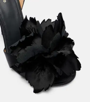 Ferragamo Ghilly 95 floral-appliqué satin sandals | Thumbnail 2 Ferragamo Ghilly 95 floral-appliqué satin sandals | Thumbnail 2