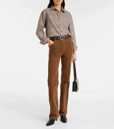 Nili Lotan Joan high-rise cotton-blend corduroy flared pants | Thumbnail 3 Nili Lotan Joan high-rise cotton-blend corduroy flared pants | Thumbnail 3