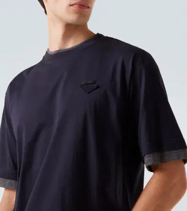 Prada Cotton jersey T-shirt | Thumbnail 5 Prada Cotton jersey T-shirt | Thumbnail 5
