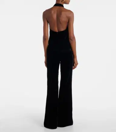 Nili Lotan Peneloppe halterneck velvet top | Thumbnail 3 Nili Lotan Peneloppe halterneck velvet top | Thumbnail 3