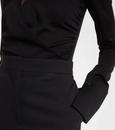 Max Mara Nigella draped wool bodysuit | Thumbnail 5 Max Mara Nigella draped wool bodysuit | Thumbnail 5