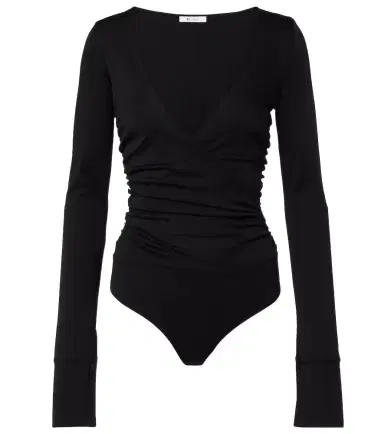 Max Mara Nigella draped wool bodysuit | Thumbnail 1 Max Mara Nigella draped wool bodysuit | Thumbnail 1