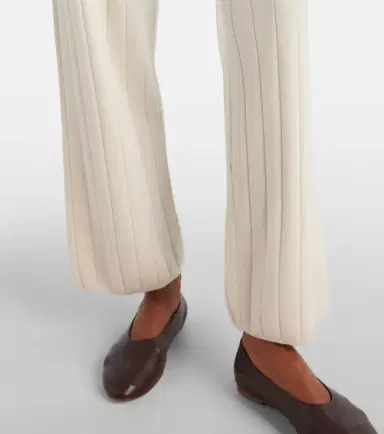 Max Mara Jardin ribbed-knit cashmere sweatpants | Thumbnail 4 Max Mara Jardin ribbed-knit cashmere sweatpants | Thumbnail 4
