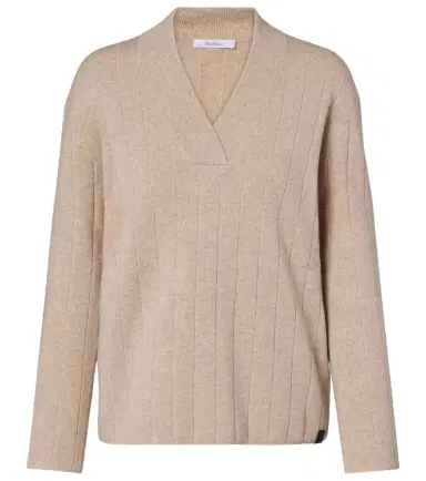Max Mara Arten ribbed-knit cashmere sweater | Thumbnail 1 Max Mara Arten ribbed-knit cashmere sweater | Thumbnail 1