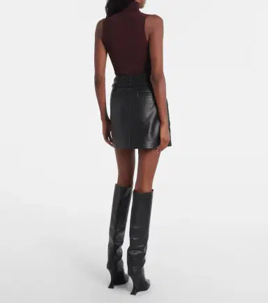 Sportmax Patto leather miniskirt | Thumbnail 2 Sportmax Patto leather miniskirt | Thumbnail 2